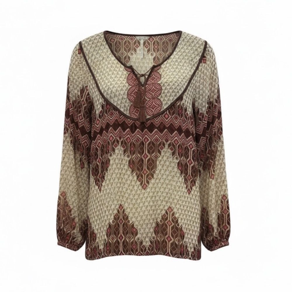 ‎Nine 1 Eight Sheer Lightweight Tassel Top